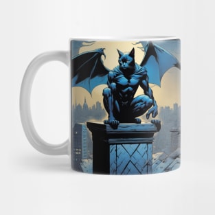 Black Cat Bat Superhero Mug